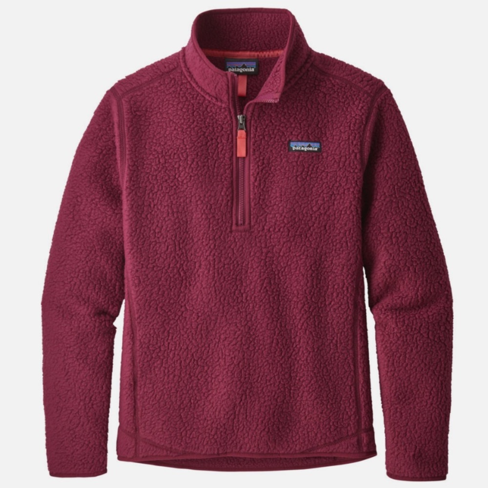 Patagonia 1/4 Zip Retro Pile Arrow Red Pullover